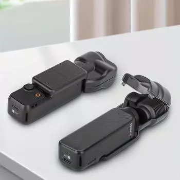 Крепления для защитного чехла для экрана DJI Osmo Pocket 3 со встроенной защитой объектива подвеса и набором аксессуаров для повышенной прочности чёрный