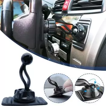 Крепления на липкой основе, поворот на 60°, прочная липкая гелевая накладка для приборной панели автомобиля/лобового стекла, держатель для телефона, подставка, аксессуары K0K2