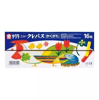 Крепы Sakura Crepas New Crepas квадратного типа 16 цветов NEP16