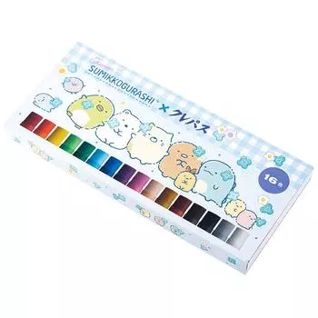 Крепы Sumikko Gurashi Go Go School, 16 цветов PH14001 San-X