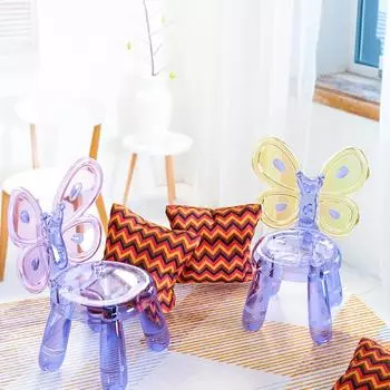 Кресло-бабочка, детская мебель для сидения, обучающий детский стульчик для столовой, стульчик принцессы, милый домашний табурет, детские подарки
