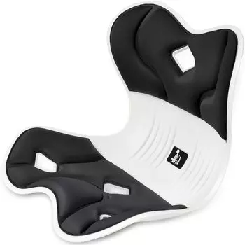 Кресло для осанки, удостоенное награды Red Dot Award. Последняя акция. Поддержка поясницы. Кресло для поддержки таза DEZIYUA. Поддержка поясницы от таза. Высокая устойчивость. чёрный