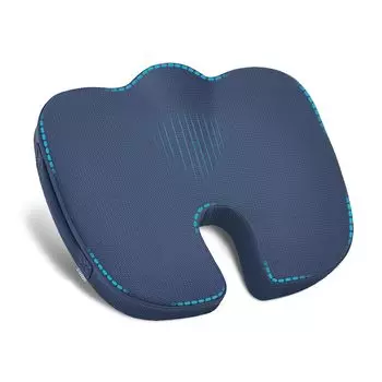 Кресло HAVARGO с двухслойным сиденьем из пены с эффектом памяти, травмирующее толстую пену с эффектом памяти, боль в пояснице, офисное кресло, моющаяся подушка, + устойчивость,