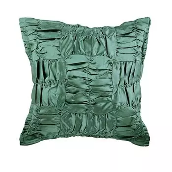 Кресло HomeCentric Декоративная наволочка Серые атласные наволочки Наволочка ручной работы Твердые наволочки для подушек Современная подушка-мечтательный бирюзовый