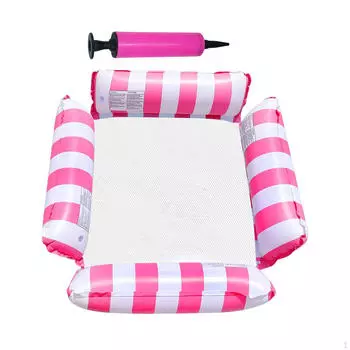 Кресло, надувное кресло-реклайнер, плавучая кровать, поплавок, шезлонг, водный гамак для пляжа, зелёный