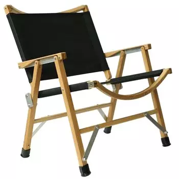 Кресло Soomloom Oak Chair Natural складное легкое компактное с широкими подлокотниками, низкое, стильное деревянное кресло для кемпинга, для интерьера и улицы, дерево/полиэстер 1000D/алюминий