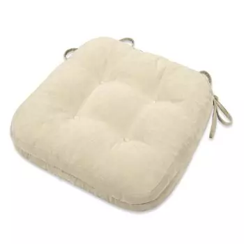 Кресло TanYoo Zabuton, толстое, с эффектом памяти, двухслойное, с эффектом памяти, кресло с эффектом памяти, напольное, высокопрочное, в форме подковы, Zabuton со струнной подушкой, бежевый