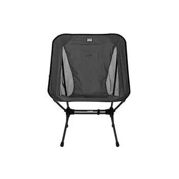 КРЕСЛО ZEROGRAM BROOKS GROUND RC (черный) / 876 г складной стул Высокопрочный легкий шест из переработанных материалов минимальный кемпинг