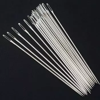 Крест для гобелена Большой глаз Швейная игла Инструмент для вышивания Швейные иглы серебряный