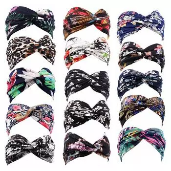 Крест Головной убор Эластичный Йога Бег Фитнес Аксессуары для волос Головной убор Повязки для волос Женские повязки на голову C-01