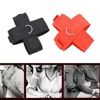 Крест наручники БДСМ регулируемые ограничения для браслетов SM набор для бондажа для начинающих с D-образным кольцом секс-игрушки для женщин пары