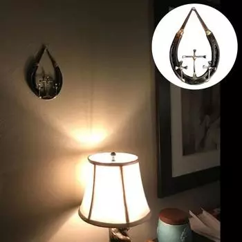 Крест Подкова Гвоздь Украшение Стены Винтаж Домашний Офис Гостиная Ванная Комната Крытый Металлический Настенный Художественный Подвесной Орнамент Знак Скульптура Подвеска чистый