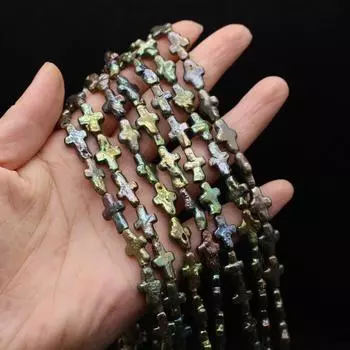 Крест Жемчуг Натуральный Пресноводный Жемчуг Вариант Барокко Для Изготовления Ювелирных Изделий DIY Браслет Серьги Ожерелье Аксессуар 9x14mm