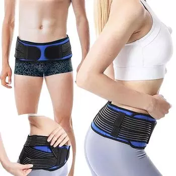 Крестцово-подвздошный пояс для женщин и мужчин, который облегчает боль в седалищном, тазовом, ноге и крестцовом нерве, вызванную дисфункцией суставов