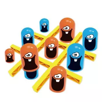 Крестики-нолики Big Eat Small Gobble Настольная игра Интерактивные развивающие игрушки для родителей и детей для рождественских подарков 283#