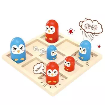 Крестики-нолики для 2 игроков Родитель-ребенок XO Шахматная доска Игрушки Друзья