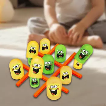 Крестики-нолики Настольная игра для отдыха Интеллектуальная головоломка Семейные игры Головоломки для мозга на все времена