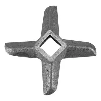 Крестообразный профессиональный стальной кухонный нож для мясорубки, мясорубка, часть резака № 22