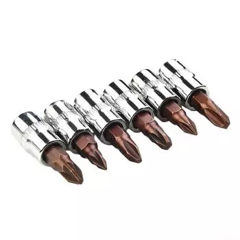 Крестовая отвертка с битами для электрика-механика PH1 PH2 PH3 PZ1 PZ2 PZ3