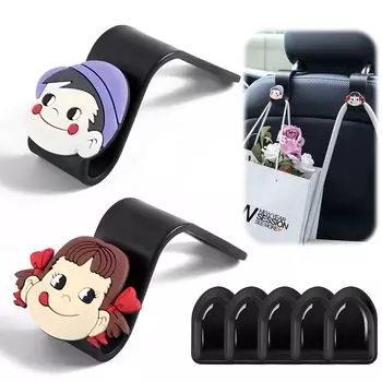 KRGNPLE 4 шт. Автомобильный крючок Автомобильный мини-крючок Хранение Наклейка Портативное хранение ключей Кабель Car hooks