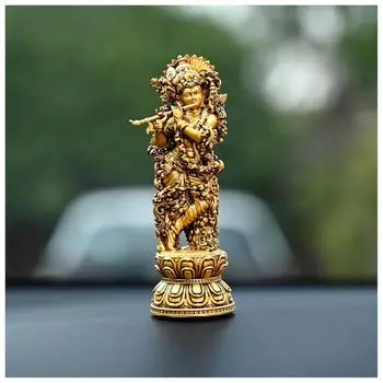 Krishna Ji Murti Krishna Idol Bansuri Krishna Statue Nand Gopal Krishna for Car Dashboard Home Decor Gifting Item