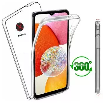 Кристально чистый двойной мягкий чехол на 360 градусов для Xiaomi Redmi Note 12 Pro 12S 13C Redmi13C Poco X5 Pro 5G 4G, противоударный силиконовый чехол спереди и сзади For Xiaomi Poco X5 Pro 5G чистый