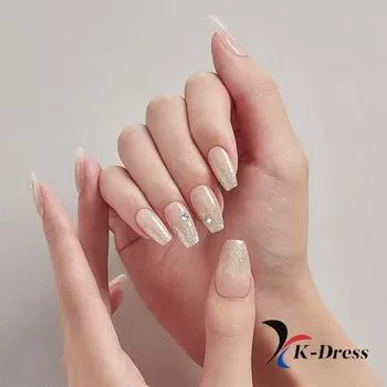 Кристальное Шампанское (Гроб) Типсы Magic Press Dashing Diva