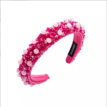 Кристальные жемчужные повязки на голову Модные аксессуары для волос Женский тренд Вечеринка Блестящая повязка на голову Повязка для волос Обруч Головной убор для девочек