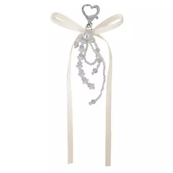 Кристальный шарм для балетного танца, подвеска для телефона, удобные цепочки для телефона, украшение, уникальный брелок для любителя балетного танца белый