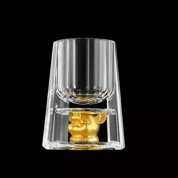 Кристальный стакан Зодиак Рюмка Диспенсер для вина 12 маленьких винных бокалов Домашняя вечеринка Одна чашка Простой