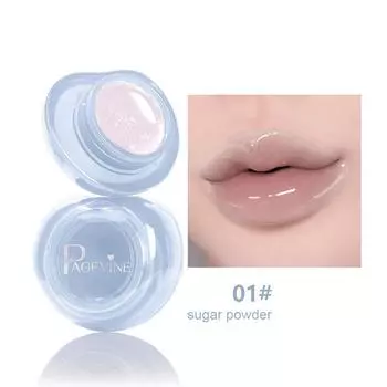 Кристальный желеобразный тинт для губ и щек – Зеркальный блеск, Стойкий сияющий финиш со встроенным хайлайтером 01#