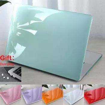 Кристалл чехол для ноутбука для MacBook Air Pro Retina 13 дюймов 13,3 дюйма 2020 чехол для ноутбука протектор для MacBook с Touch Bar ID Pro 13,3 Прозрачный чехол