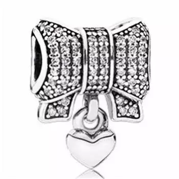 Кристалл имитирует жемчужное сердце Цветочные бусины для женщин Браслеты и браслеты DIY Ювелирные изделия