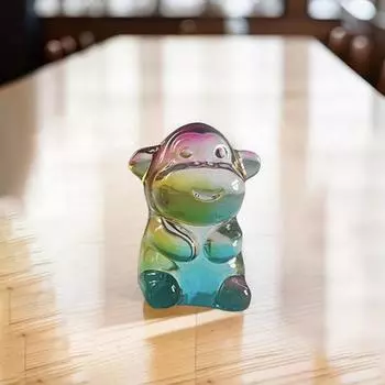 Кристалл Мини Двенадцать Зодиакальных Украшений Милая Маленькая Модель Животного Мышь Бык Тигр Кролик Дракон Змея Настольный Декор Домашний Декор Подарки A5