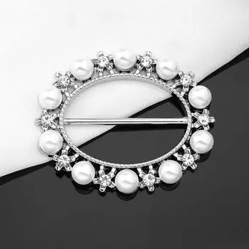 Кристалл Одежда Уголок Подол Талия Пряжки Шарф Пряжка Роскошный Шаль Шарф Зажим Для Женщин Леди 7