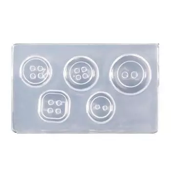 Кристаллическая эпоксидная смола, кнопка, пряжка, литье, силиконовая форма, инструмент для рукоделия