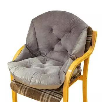 Кристаллическая бархатная спинка, подушка для кресла, цельная подушка для офисного стула, утолщенная подушка для табурета Ordinary size 40*48cm [4 holes]