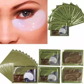 Кристаллический коллагеновый гель маски для глаз прокладки патчи лист пакеты против морщин темные круги маска для глаз 2 pcs