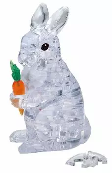 Кристаллический пазл Кролик Прозрачный 50233