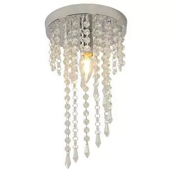 Кристаллический светодиодный потолочный светильник, современный роскошный потолочный светильник, скандинавский блеск, спальня, гостиная, столовая, ресторан, домашний декор E14