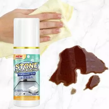 Кристаллическое покрытие 100 мл мягкое средство для полировки камня кристаллическое покрытие для домашнего напольного покрытия, плитки и мебели ремонт царапин CHINA