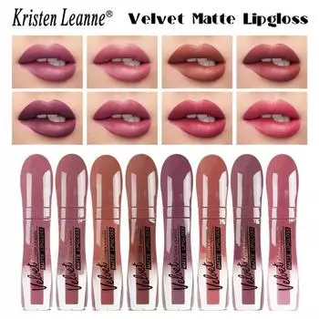 KRISTEN LEANNE Mattic Lip Gloss Fog Lip, красный без чашки, бесцветный блеск для губ