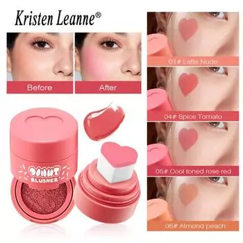 Kristen Leanne Super Hot Love Air Cushion Seal Liquid Blush Natural Nude Makeup Velvet