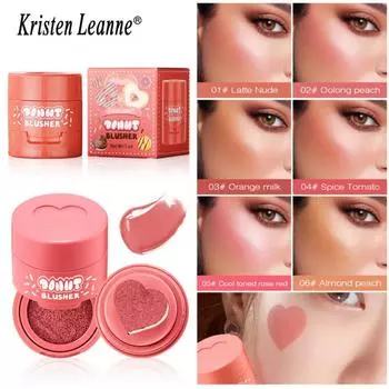 Kristen Leanne Super Hot Love Air Cushion Seal Liquid Blush Natural Nude Makeup Velvet 01#
