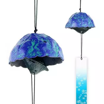 Kritlife Wind Традиционный японский летний колокольчик ветра Wind Good Hanging Waterproof Strip Chime, Металл, Изделия из железа, Ручная работа, Ремесло, Особенность, Набор,