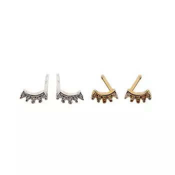 Кривые ресницы Мини Темперамент Изогнутые Изогнутые Ежедневные Высококачественные Серьги для Подруги