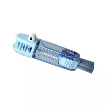 Крокодил Маленькая Бутылка Крышка Чашки Щетка 3в1 Инструмент для Чистки Детских Бутылочек Новая Кухонная Щетка для Чистки