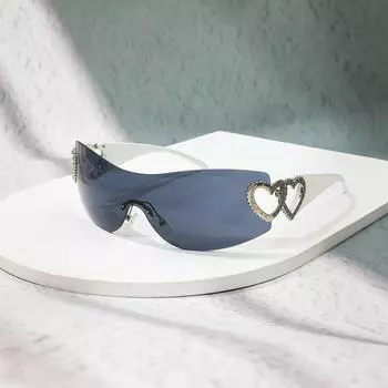 KROKODIL Модные солнцезащитные очки для мужчин и женщин Мужские солнцезащитные очки без оправы Защита UV400 для путешествий Вечеринка Вождение Рыбалка