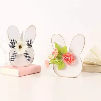 Кроличьи уши Кроличьи украшения Искусственные цветы Декор для рабочего стола Украшения Украшения для дома Style 2