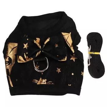 Кроличья шлейка поводок регулируемый мягкий нейлоновый жилет для кролика хорька котенка морской свинки L